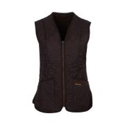 Barbour Uppdaterad Betty Gilet med Fleecefoder Brown, Dam