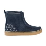 Clarks Ankle Boots Blue, Dam
