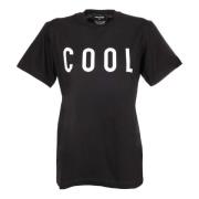 Dsquared2 Cool Print T-Shirt Black, Dam