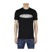 Dsquared2 Svart Surf T-shirt Black, Herr