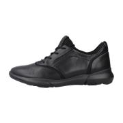 Geox Stiliga Nebula Sneakers för Kvinnor Black, Dam