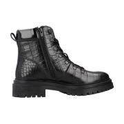 Geox Lace-up Boots Black, Dam