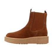 Geox Chelsea Boots Brown, Dam