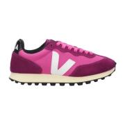 Veja Fuchsia Sneakers med Organiska Material Pink, Dam