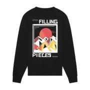 Filling Pieces Sweatshirt Sunset Svart Black, Unisex