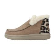 Hey Dude Lace-up Boots Beige, Dam