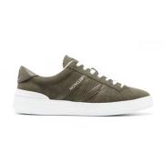 Moncler Grön Panel Sneakers med Logoprint Green, Herr