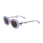 Jacquemus Högkvalitativa solglasögon: Les Lunettes PraluLarge Purple, ...