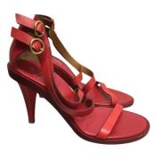 Chloé Pre-owned Pre-owned Läder sandaler Red, Dam