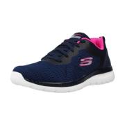 Skechers Trendiga Bekväma Sneakers Kvinnor Blue, Dam