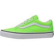 Vans Neon Old Skool Sneakers Green, Herr