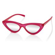 Le Specs Stiliga solglasögon för kvinnor Red, Dam