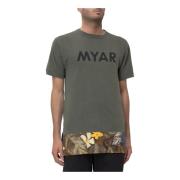 Myar T-Shirts Green, Herr