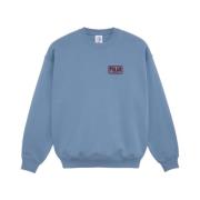 Polar Skate Co. Jordbävning Crewneck Sweater Blue, Herr