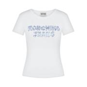Moschino Stilren T-shirt White, Dam