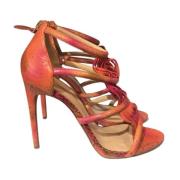 Alexandre Birman Pre-owned Pre-owned Laeder sandaler Orange, Dam