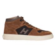 Hogan Bruna Mocka Basket Sneakers Brown, Herr