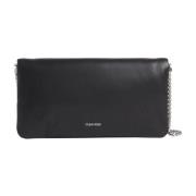 Calvin Klein Svart Puffed Crossbody Väska Black, Dam