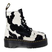 Dr. Martens Jadon Cow Print Hair On Ankelboots Multicolor, Dam