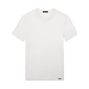 Tom Ford Creweck T-Shirt White, Herr