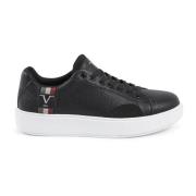 19v69 Italia Svart Syntetisk Läder Sneaker Black, Herr