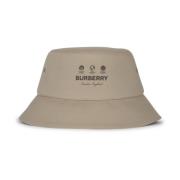 Burberry Logo-print Bucket Hat Beige, Herr