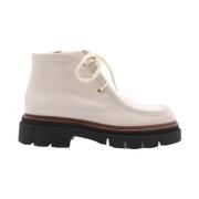 Luca Grossi Ankle Boots White, Dam