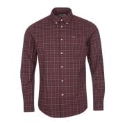 Barbour Lomond Herrskjorta med Mini Tartan Red, Herr