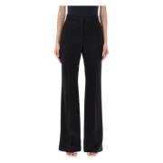 Givenchy Svarta Flare Tailoring Byxor - Aw23 Kollektion Black, Dam