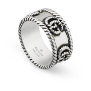 Gucci Ybc627729001 - 925 Sterling Silverring med Double G-detalj Gray,...