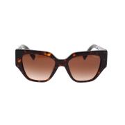 Vogue Solglasögon med oregelbunden form och djärv och dynamisk stil Br...