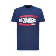 Dsquared2 Klassisk T-Shirt Blue, Herr