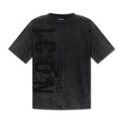 Dsquared2 T-shirt med logotyp Gray, Herr