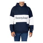 Tommy Jeans Skater Serif Hoodie Blue, Herr