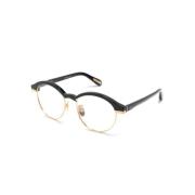 Linda Farrow Svart Optisk Ram med Originalfodral Black, Unisex