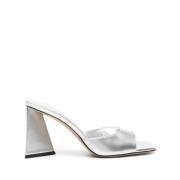 The Attico Silver Mini Devon Mule Gray, Dam