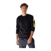 ICE Play Logo-ärm Sweatshirt i Svart Black, Herr