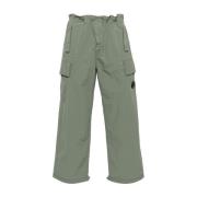 C.p. Company Gröna Nylon Cargo Byxor Green, Herr