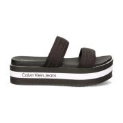 Calvin Klein Jeans Sandaler Black, Dam