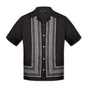 AllSaints Orizabo mönstrad skjorta Black, Herr
