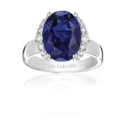 Sif Jakobs Jewellery Ellisse Grande Ring Blue, Dam