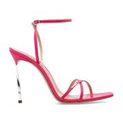 Casadei Blade Tiffany klack sandaler Pink, Dam