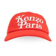 Kenzo Baseballkeps med logotyp Red, Dam