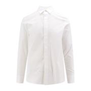 Valentino Vit Slim Fit Skjorta med Knappar White, Herr