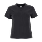 Courrèges Kolgrå Bomull T-shirt Gray, Dam