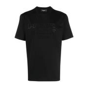 Dsquared2 Avslappnad Uppgradering T-shirt Black, Herr