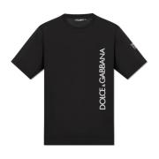 Dolce & Gabbana T-shirt med logotyp Black, Herr