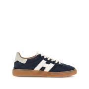 Hogan Snygga Blåa Sneakers med Logopatch Blue, Herr