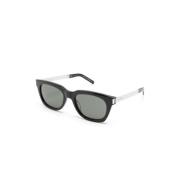 Saint Laurent Black Sunglasses with Original Case Black, Unisex