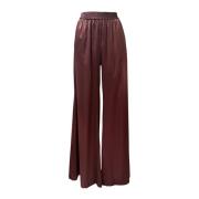 Gianluca Capannolo Wide Trousers Red, Dam